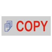 COPY - TRODAT (Two-Color) Stock Message Stamp