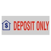 DEPOSIT ONLY - TRODAT (Two-Color) Stock Message Stamp